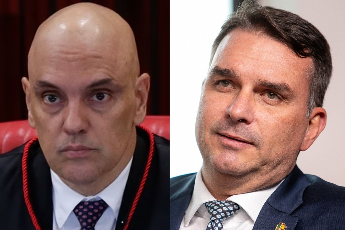 Flávio Bolsonaro critica Moraes e o acusa de apoiar Lula nas eleições