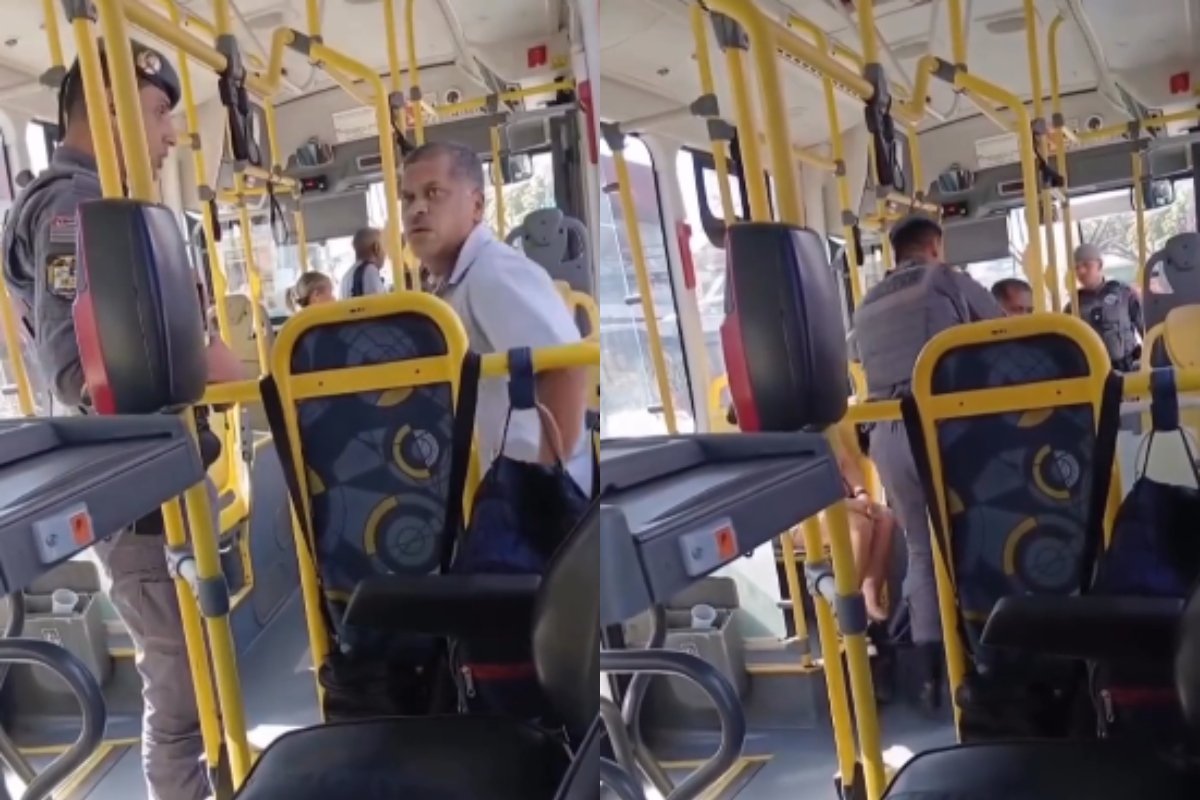 Motorista de ônibus é retirado à força por policiais em São Paulo após buzinar para viatura