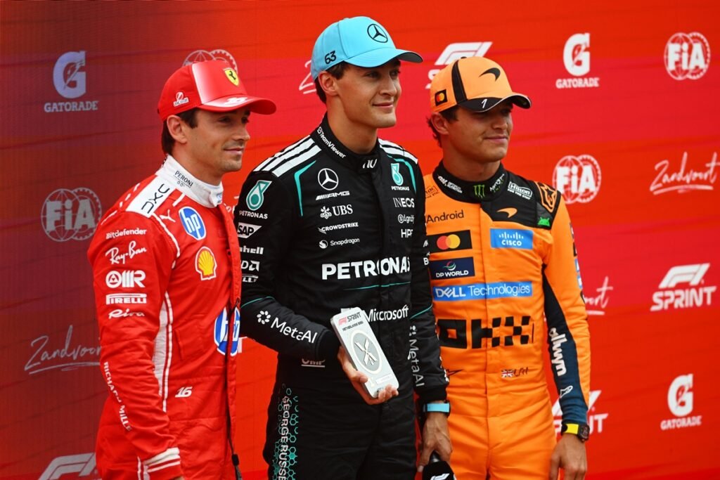 George Russell conquista vitória na corrida sprint do GP da Holanda