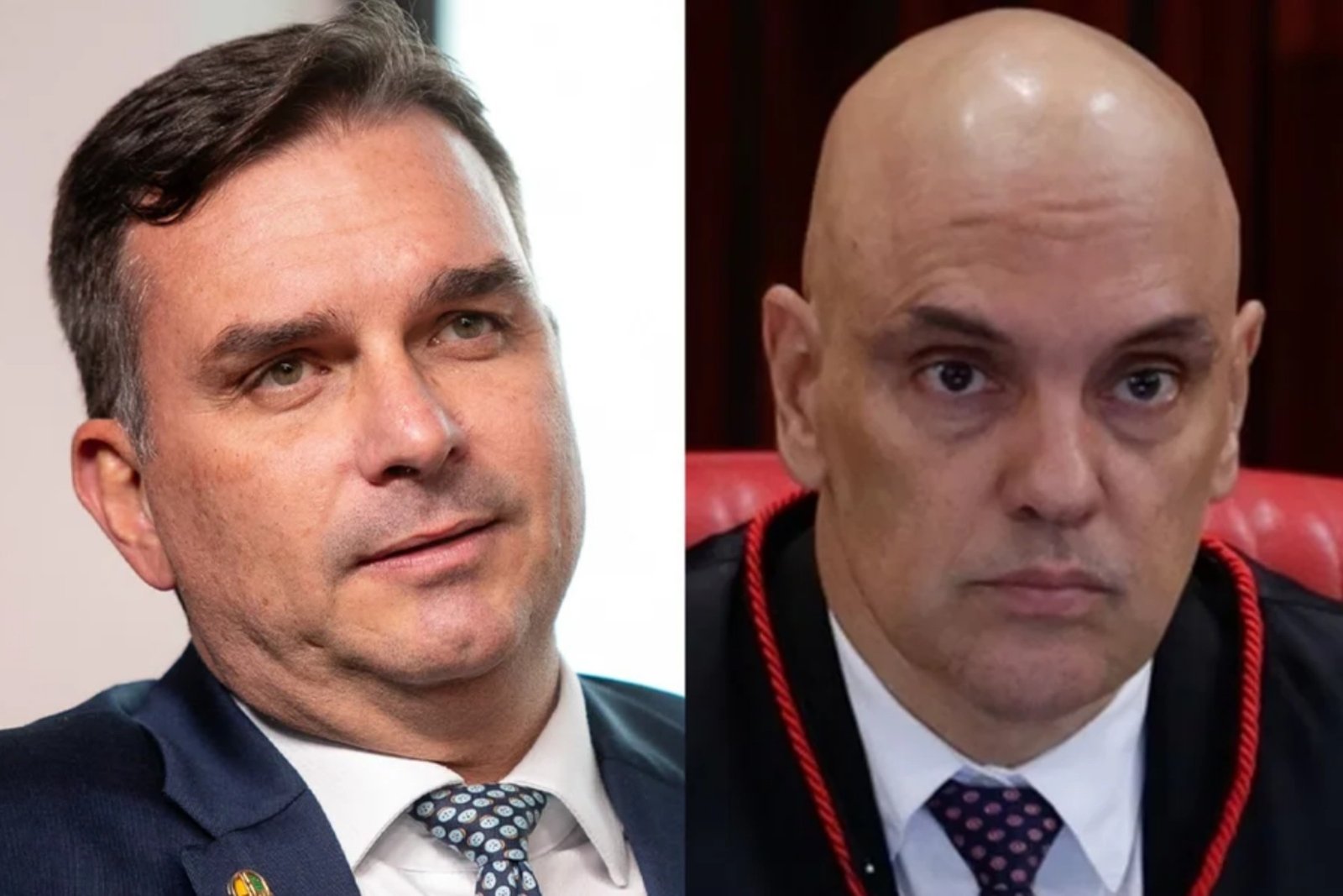 Flávio Bolsonaro critica Moraes por viagem em jatinho de empresário