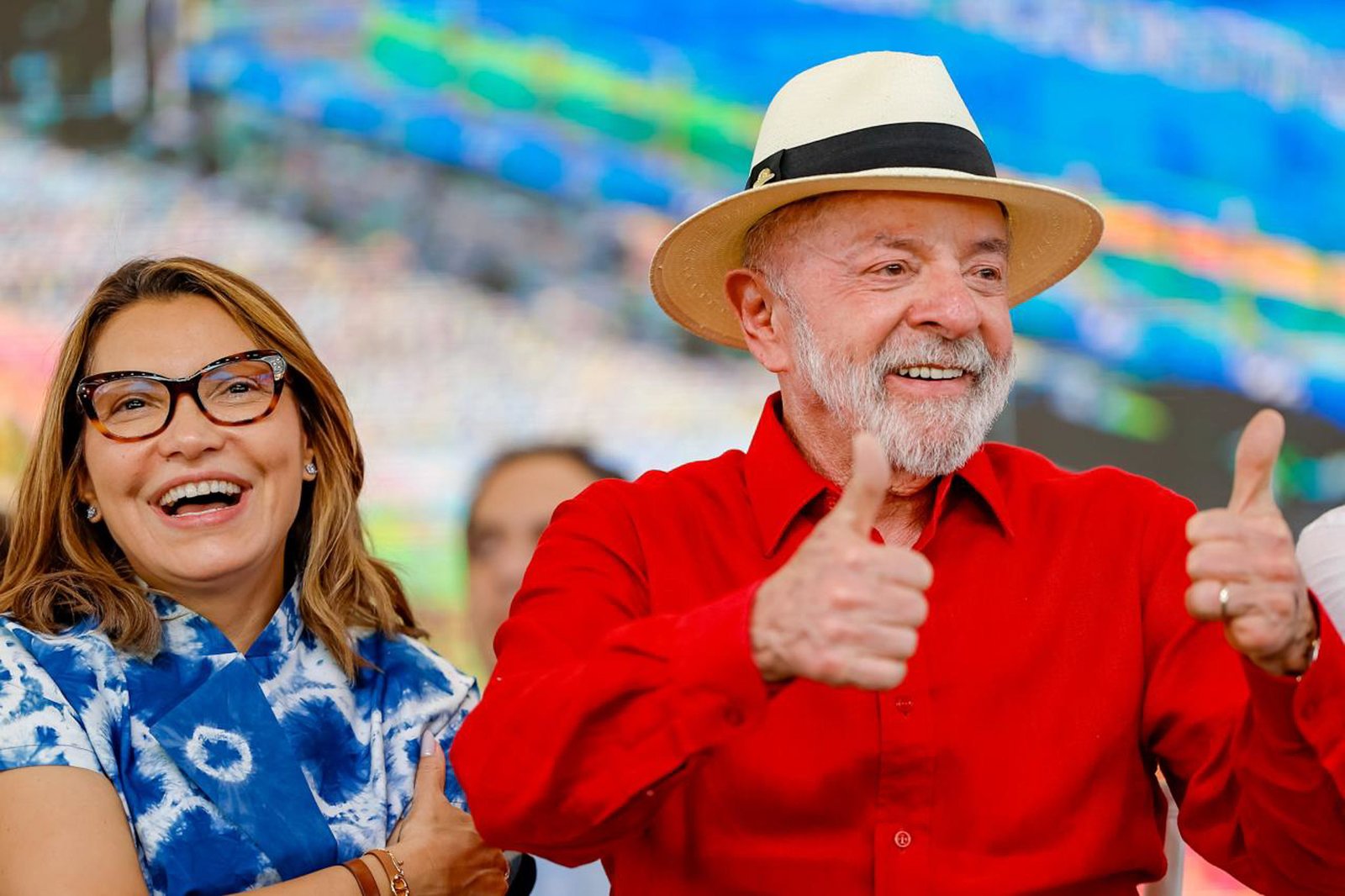 Lula e Janja compartilham almoço com humorista Paulo Vieira após desfile cívico