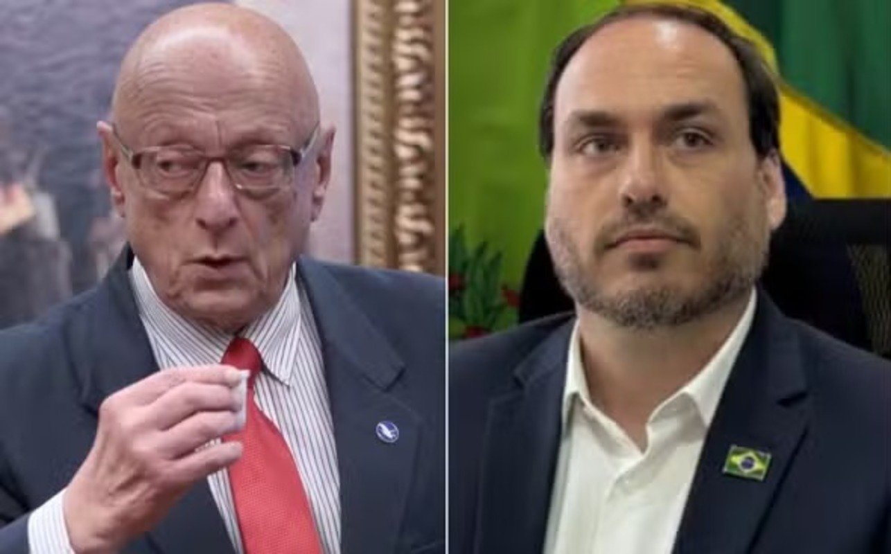 Amin critica ausência de Carlos Bolsonaro em debates e o chama de “estrupício”