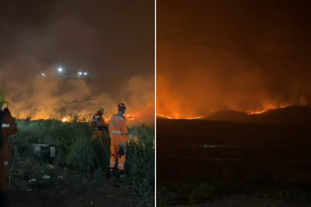 Incêndio atinge a Terra Indígena Maxacali em Minas Gerais
